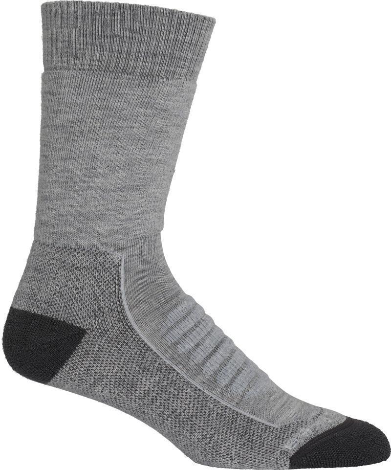 Hike+ Crew Socks - Heavy - Mens - Blizzard Heather / Snow / Monsoon 1
