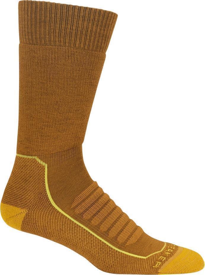 Hike+ Crew Socks - Heavy - Mens - Clove / Silent Gold / Shine 1