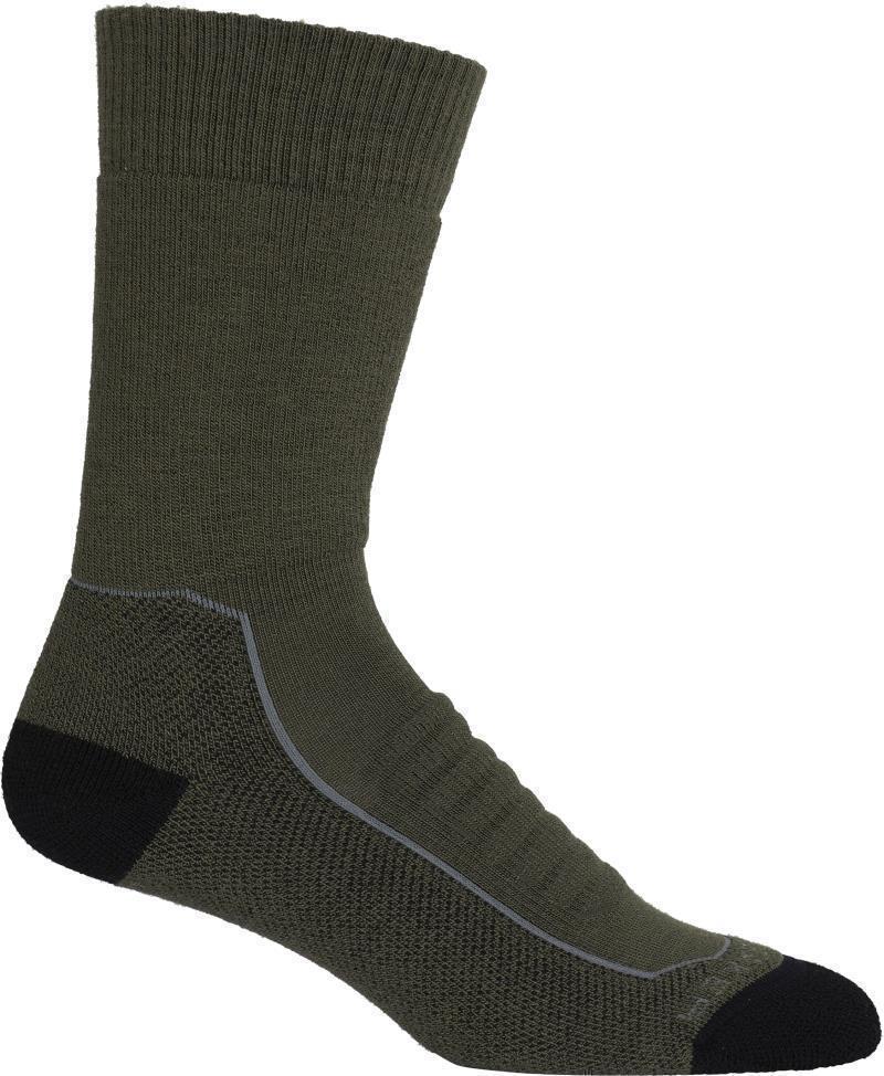 Hike+ Crew Socks - Heavy - Mens - Loden / Black / Gritstone Heather 1