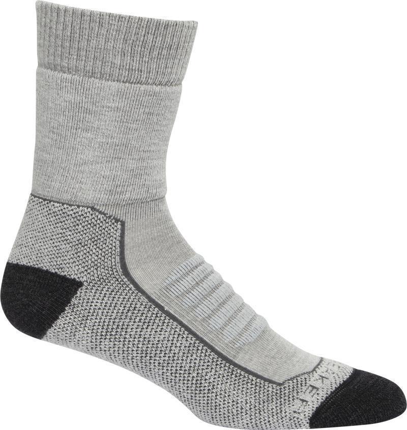 Hike+ Crew Socks - Heavy - Womens - Blizzard Heather / Monsoon 1