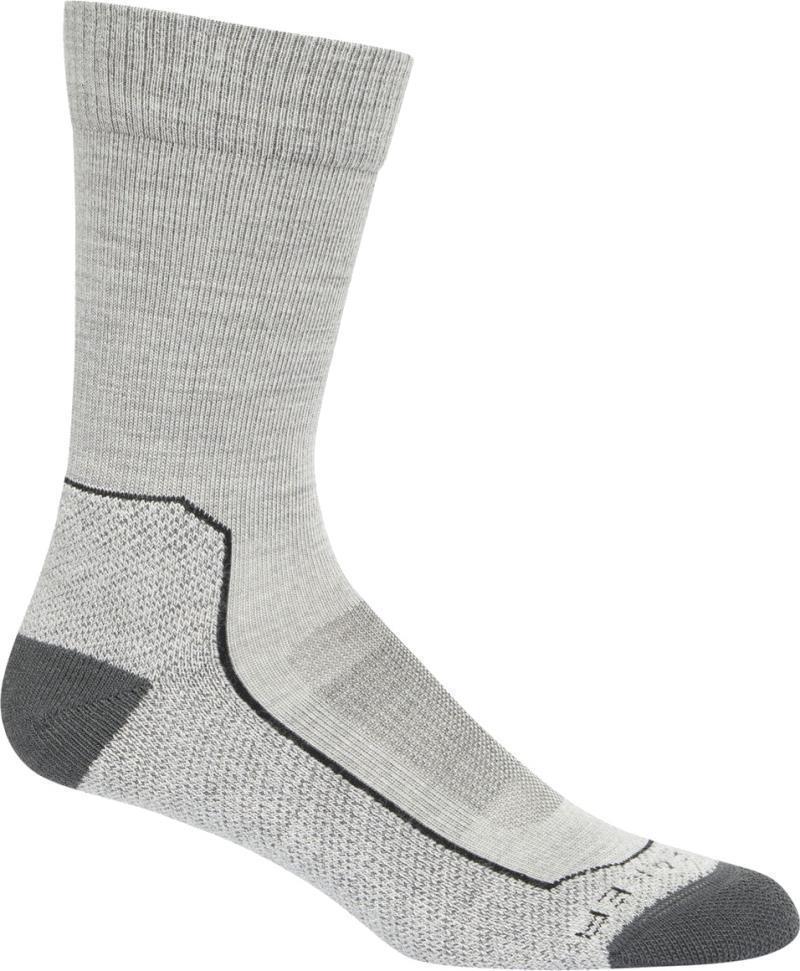 Hike+ Crew Socks - Light - Mens - Blizzard Heather / Black / Monsoon 1