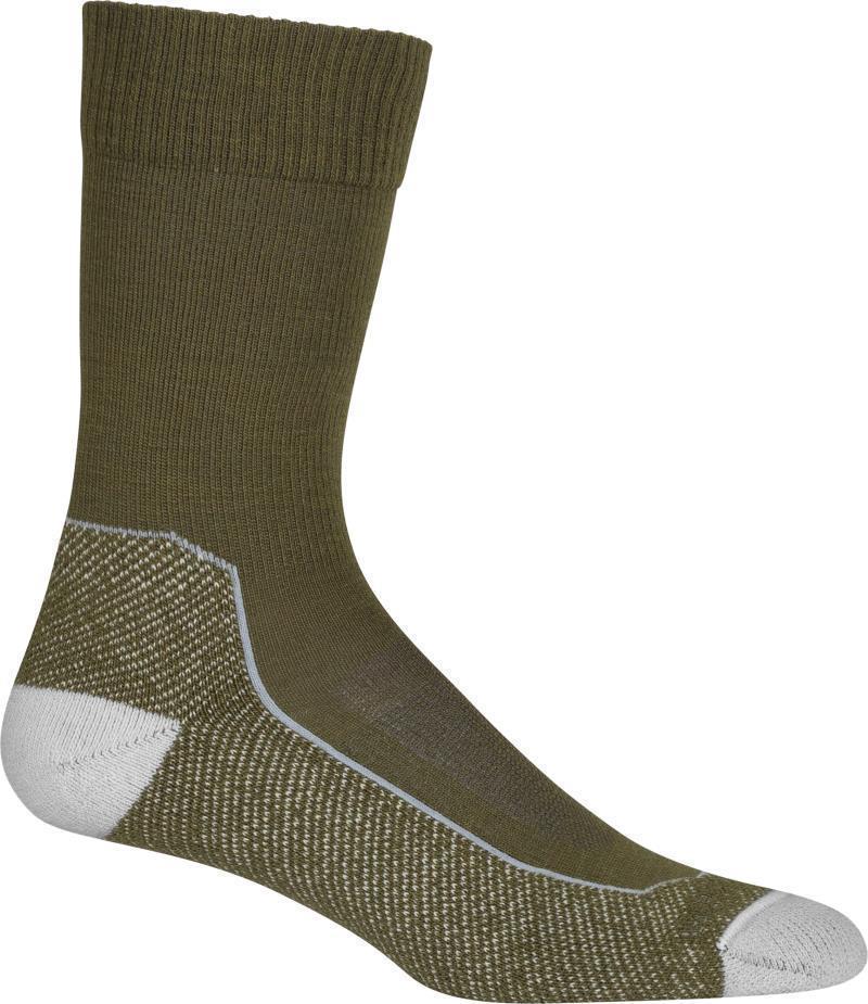 Hike+ Crew Socks - Light - Mens - Loden / Blizzard Heather / Snow 1
