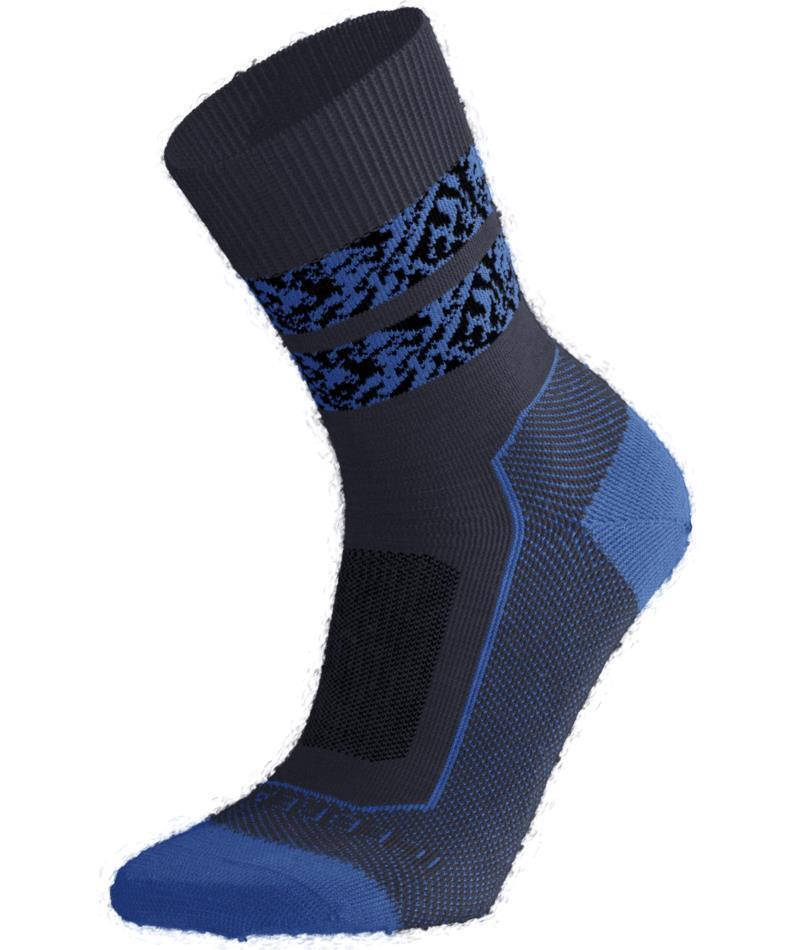 Hike+ Crew Socks - Light - Natural Summit - Womens - Graphite / Baja / Black 1