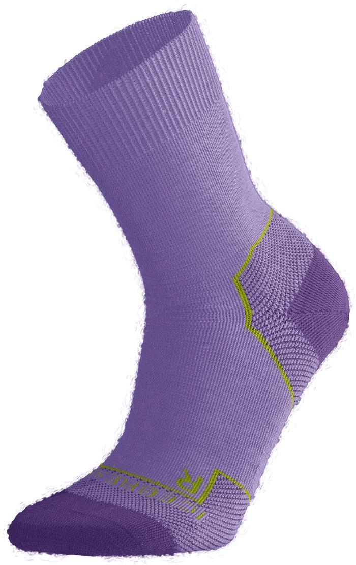 Hike+ Crew Socks - Light - Womens - Bittersweet / Chalk / Tang 1