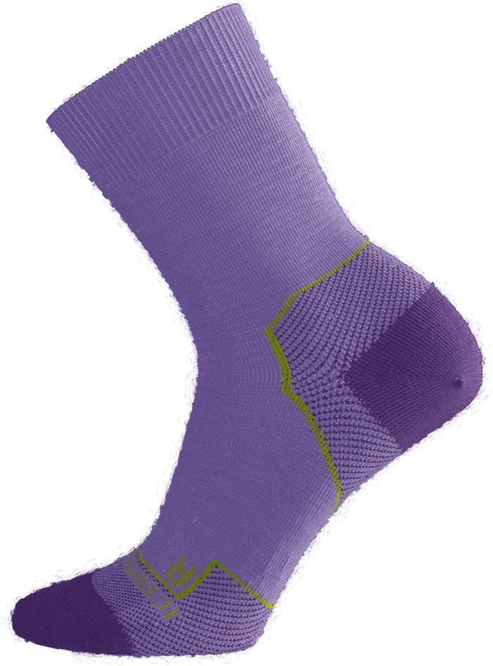 Hike+ Crew Socks - Light - Womens - Bittersweet / Chalk / Tang 2