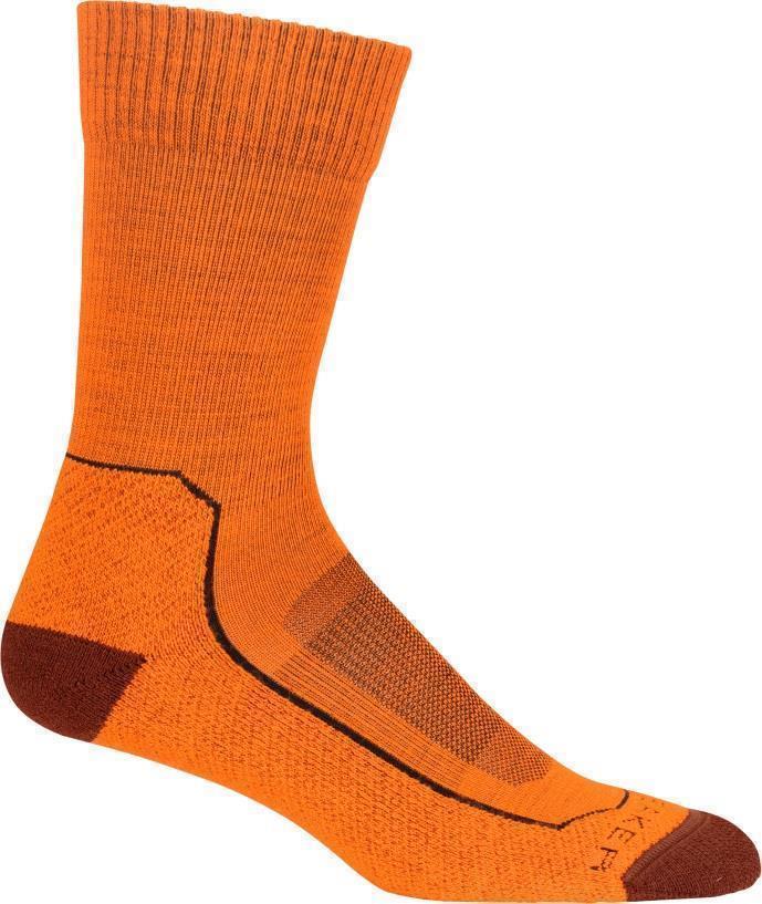 Hike+ Crew Socks - Light - Womens - Flash / Espresso / Black 1