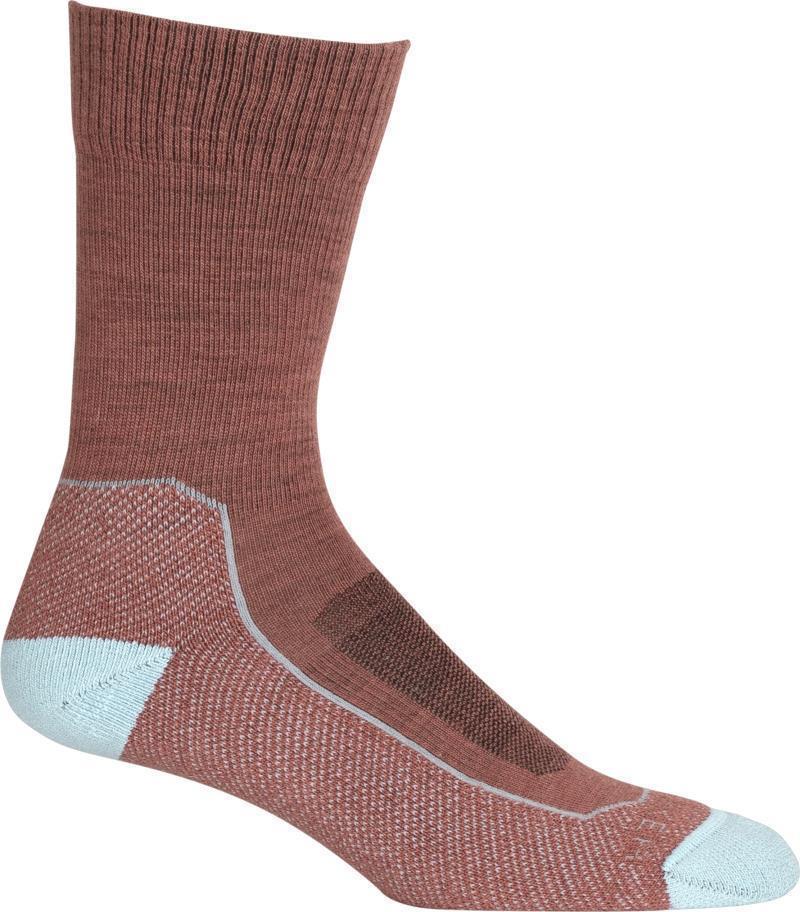 Hike+ Crew Socks - Light - Womens - Grape / Haze / Blizzard Heather 1