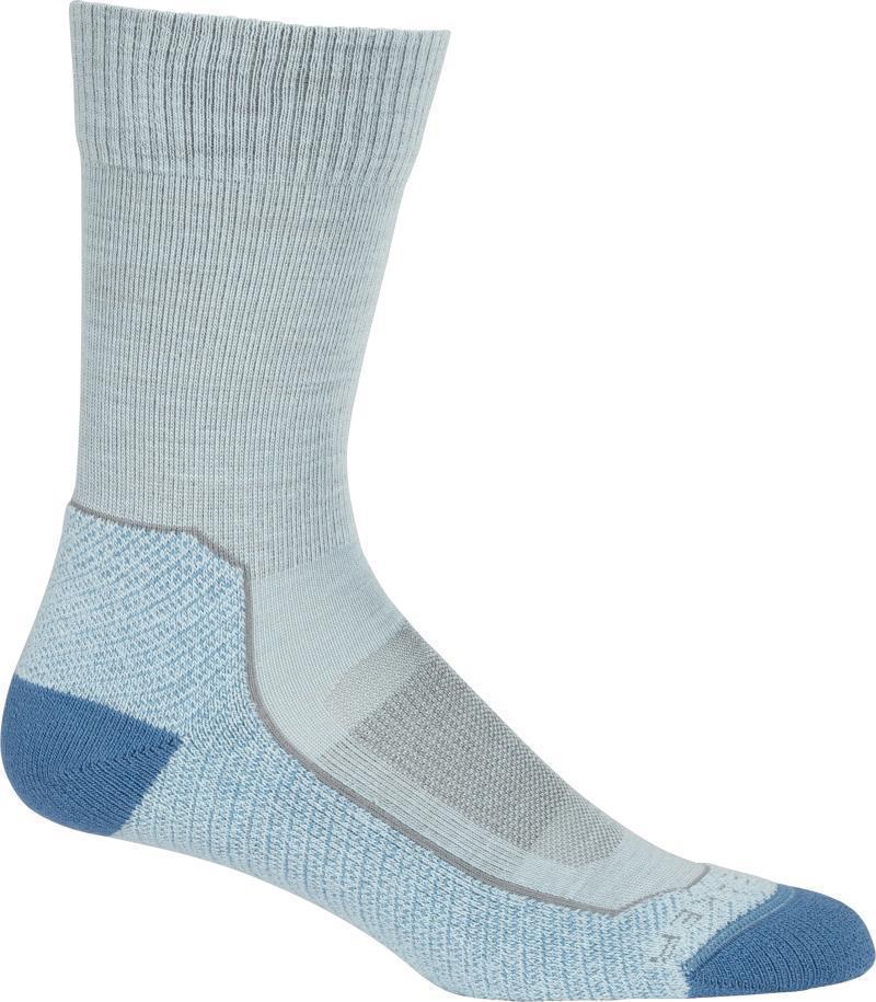 Hike+ Crew Socks - Light - Womens - Haze / Azul / Metro Heather 1