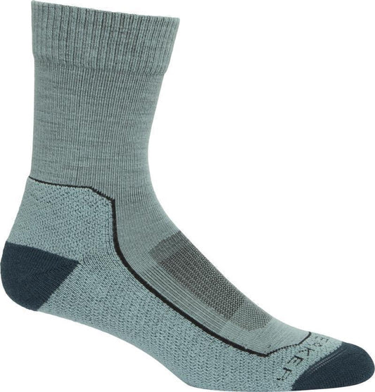 Hike+ Crew Socks - Light - Womens - Hydro / Black 1