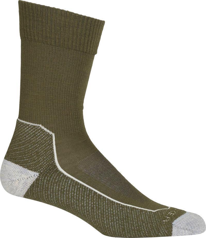 Hike+ Crew Socks - Light - Womens - Loden / Blizzard Heather / Snow 1