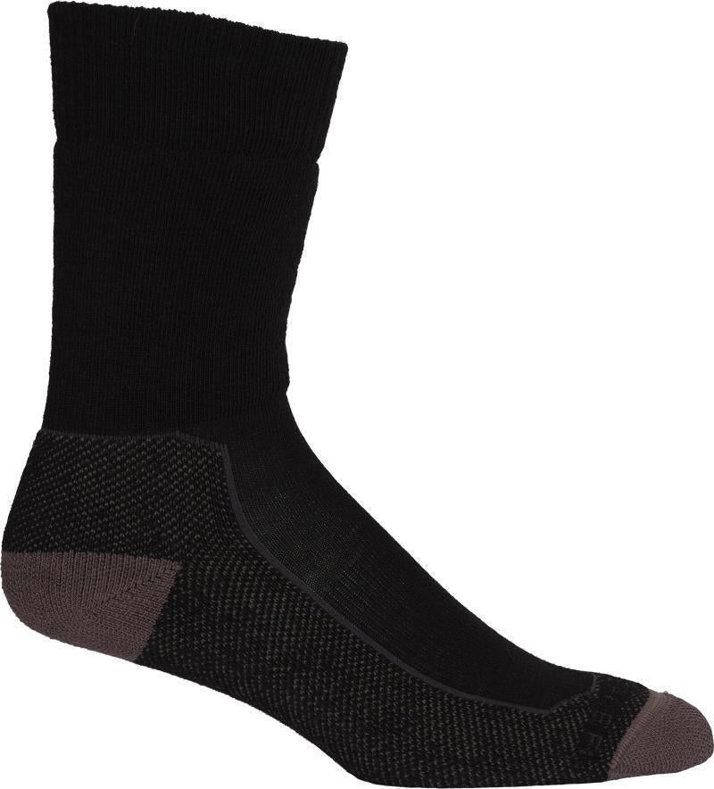 Hike+ Crew Socks - Medium - Mens - Black / Mink / Monsoon 1