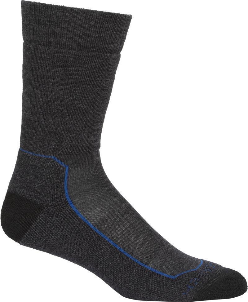 Hike+ Crew Socks - Medium - Mens - Jet Heather / Surf 1