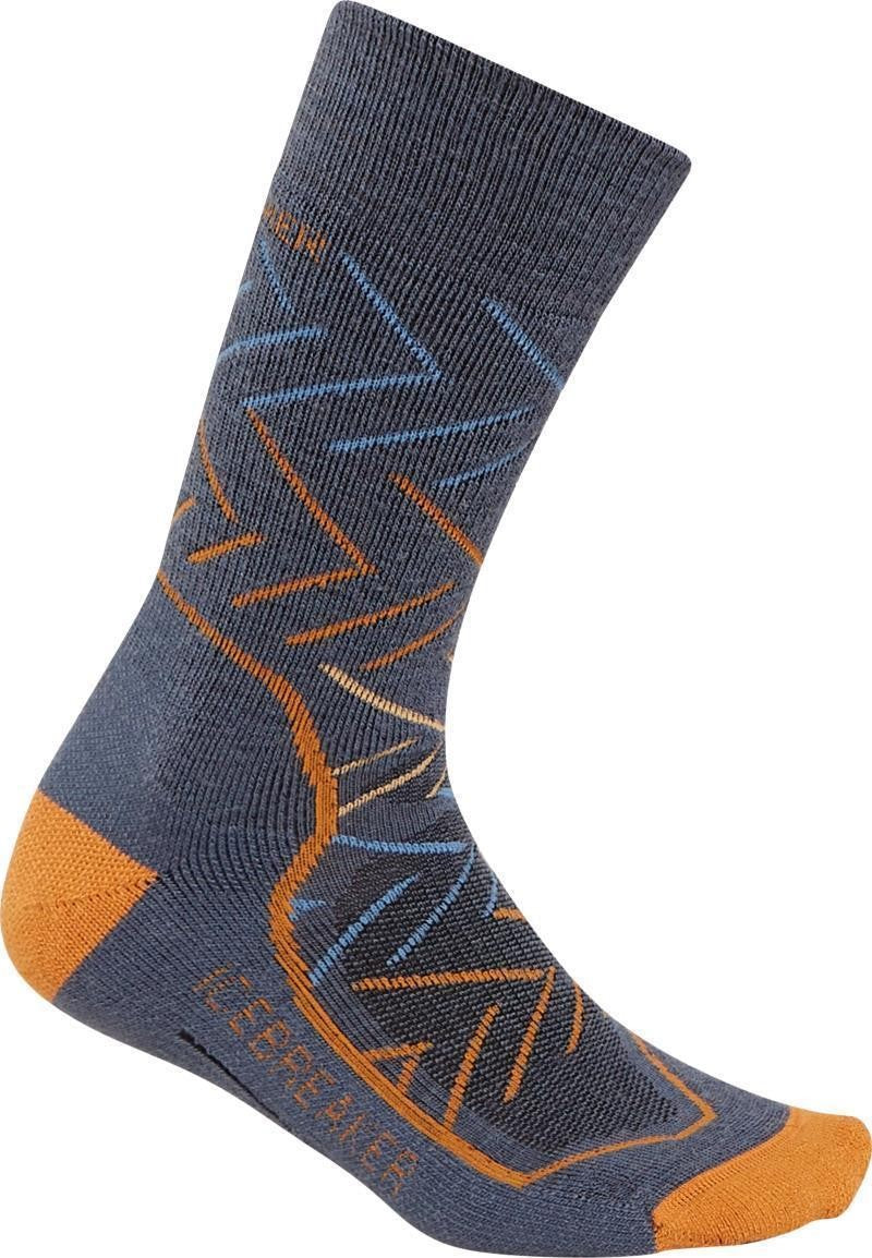 Hike+ Crew Socks - Medium - Sunrise - Womens - dawn / ray / baja / feldspar 1