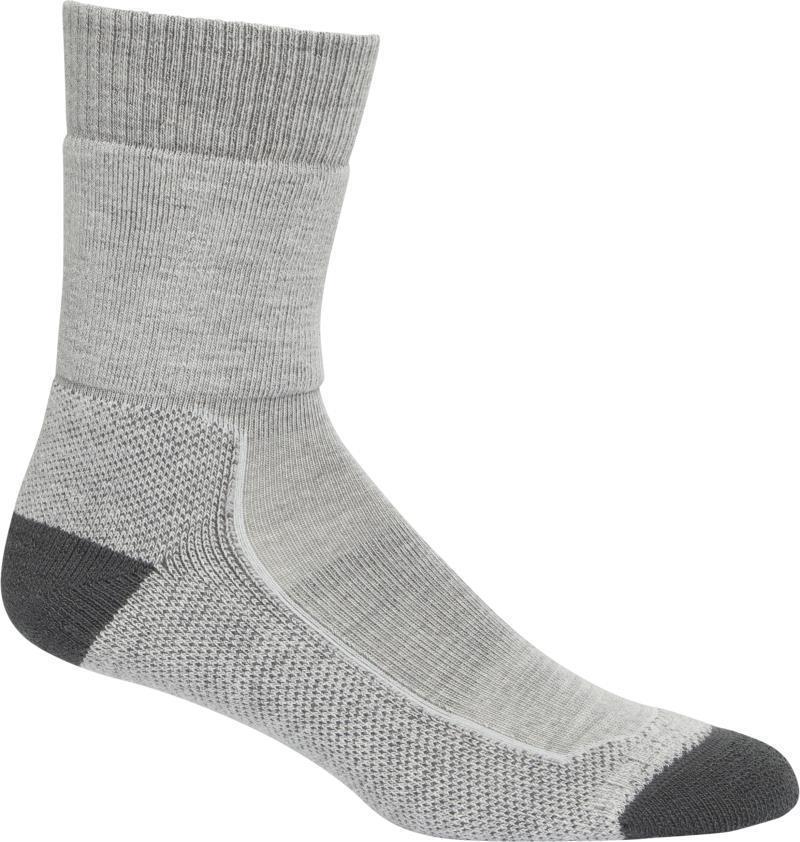 Hike+ Crew Socks - Medium - Womens - Blizzard Heather / Snow 1