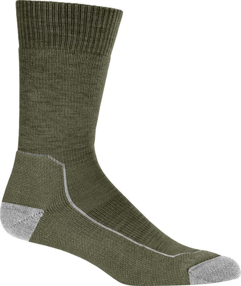 Hike+ Crew Socks - Medium - Womens - Loden / Blizzard Heather / Snow 1