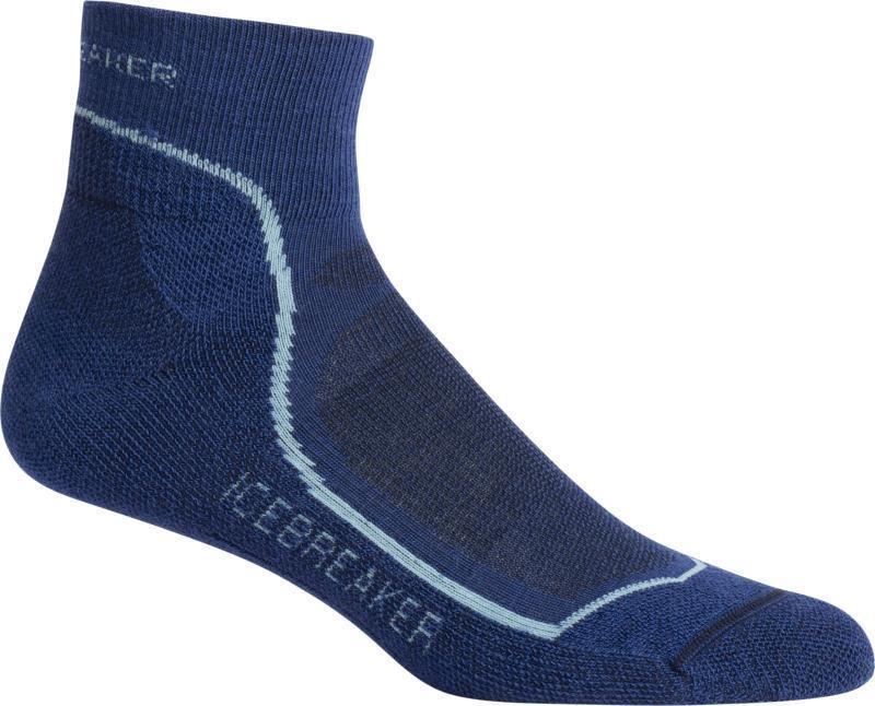 Hike+ Mini Merino Socks - Light - Mens - Estate Blue / Midnight Navy 1