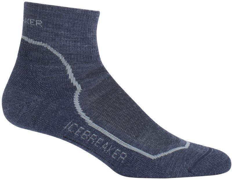 Hike+ Mini Merino Socks - Light - Mens - Fathom Heather / Twister Heather / Midnight Navy 1