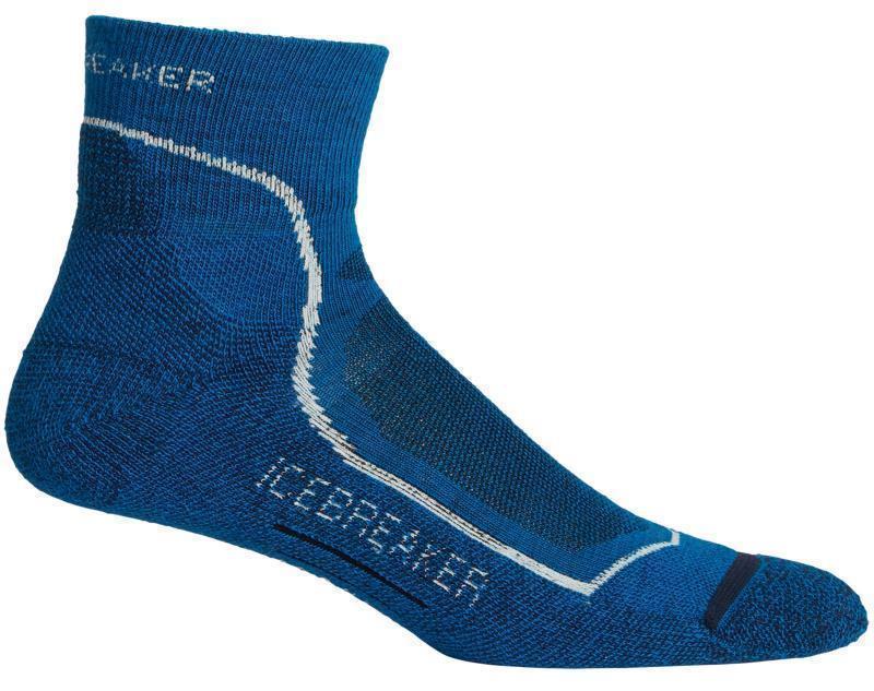 Hike+ Mini Merino Socks - Light - Mens - Isle / White / Midnight Navy 1
