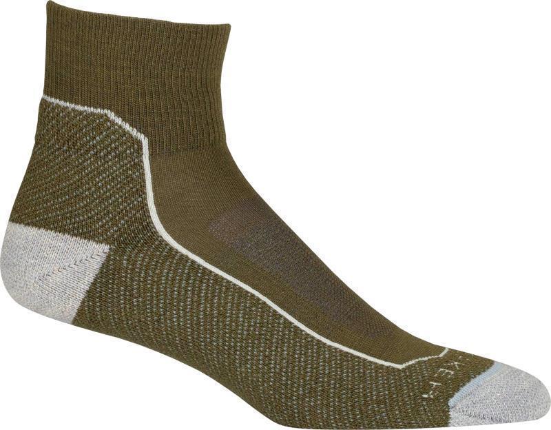 Hike+ Mini Socks - Light - Womens - Loden / Blizzard Heather / Snow 1