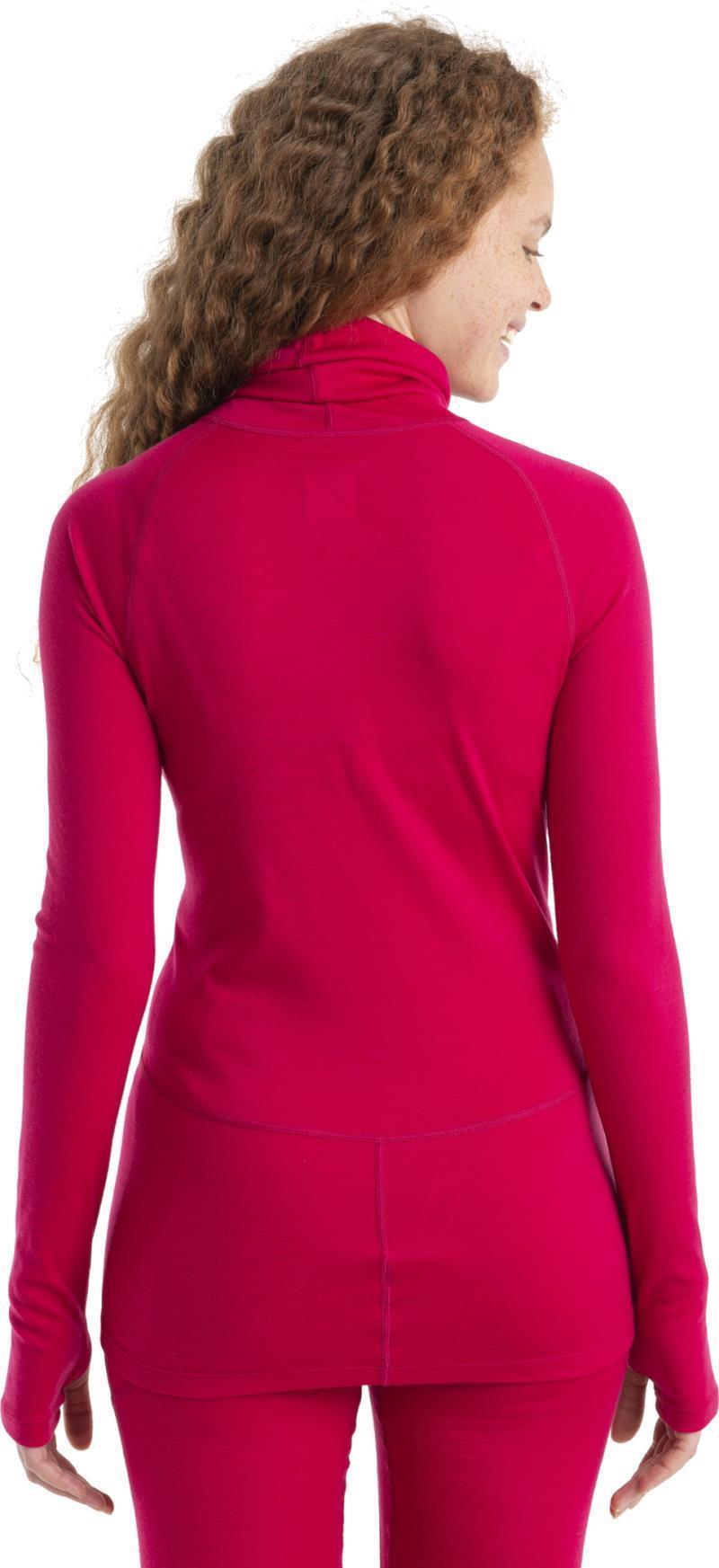 MerinoFine LS Roll Neck - Womens - Electron Pink 4