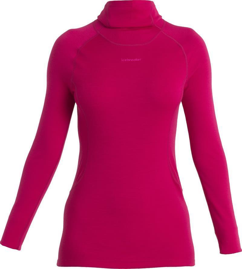 MerinoFine LS Roll Neck - Womens - Electron Pink 1
