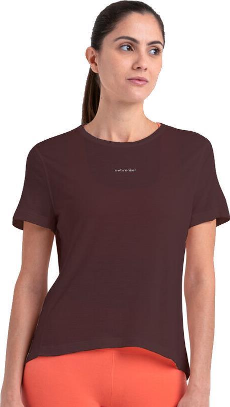 Merino 125 Cool-Lite Speed SS Slit Back Tee - Womens - Bittersweet 3