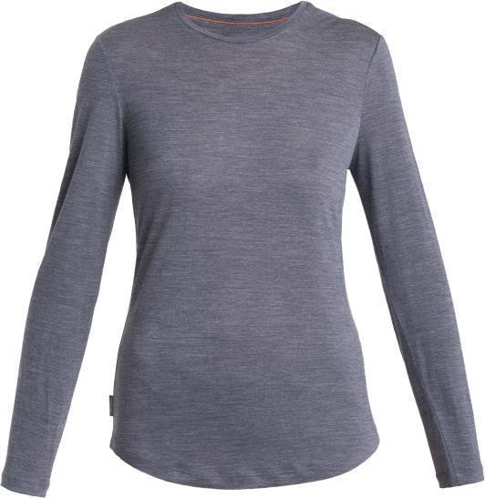 Merino 125 Cool-Lite Sphere III LS Tee - Womens - Midnight Navy Heather 1
