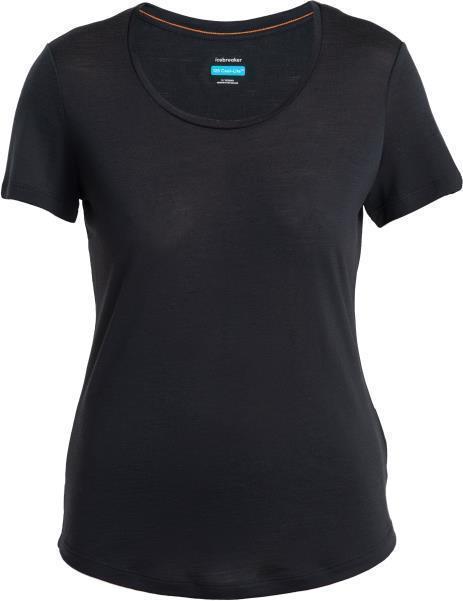Merino 125 Cool-Lite Sphere III SS Scoop Tee - Womens - Black 1