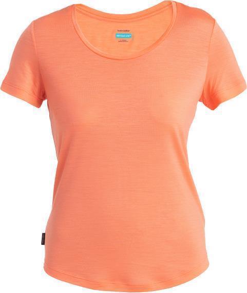 Merino 125 Cool-Lite Sphere III SS Scoop Tee - Womens - Tang 1
