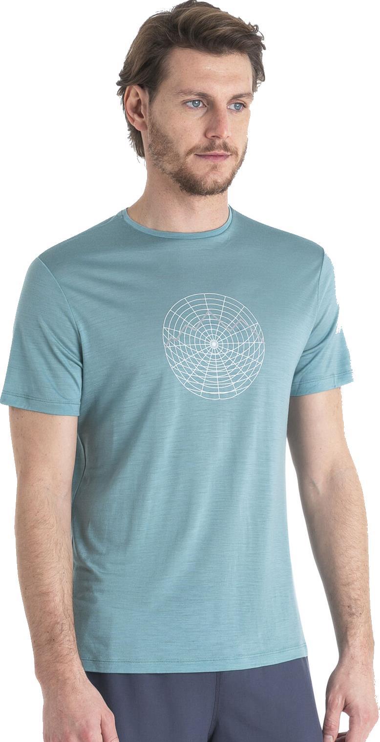 Merino 125 Cool-Lite Sphere III SS Tee - Vision Grid - Mens - Cloud Ray 3