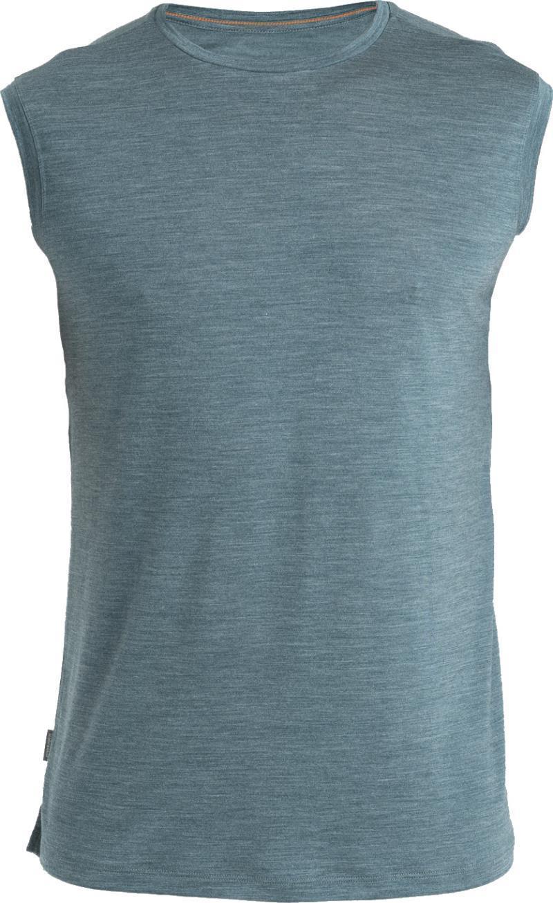 Merino 125 Cool-Lite Sphere III Tank - Mens - Fathom Green Heather 1