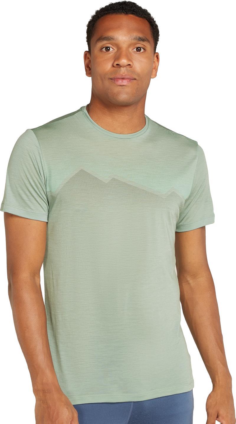 Merino 125 Cool-Lite Sphere SS Tee - Radiant Peak - Mens - Moss 2