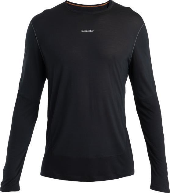 Merino 125 ZoneKnit Energy Wind LS Tee - Mens - Black 1