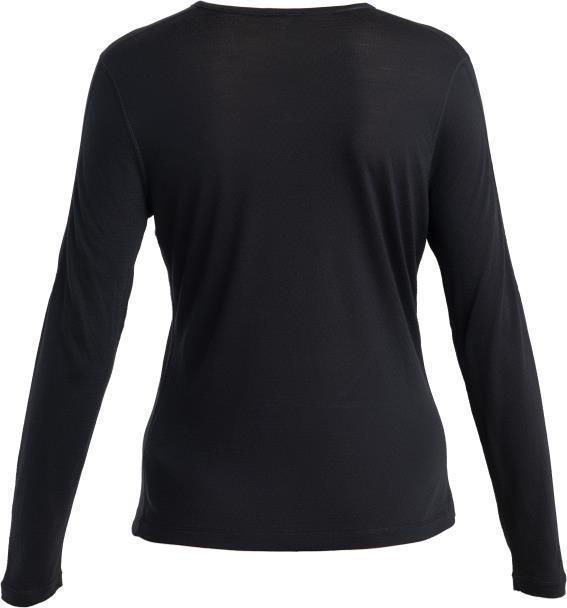 Merino 125 ZoneKnit Energy Wind LS Tee - Womens - Black 2