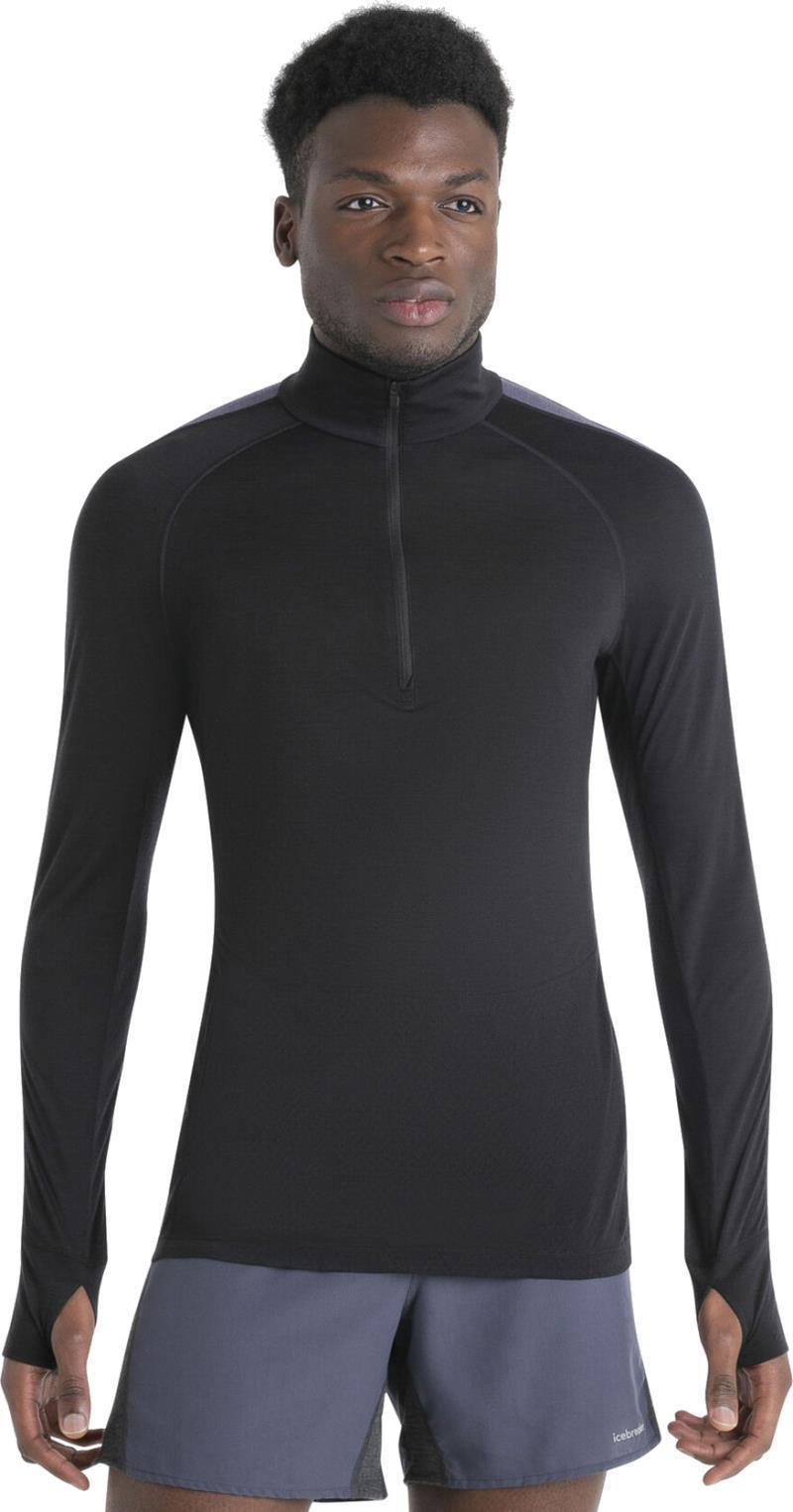 Merino 125 ZoneKnit LS Half Zip - Mens - Black / Graphite / CB 3