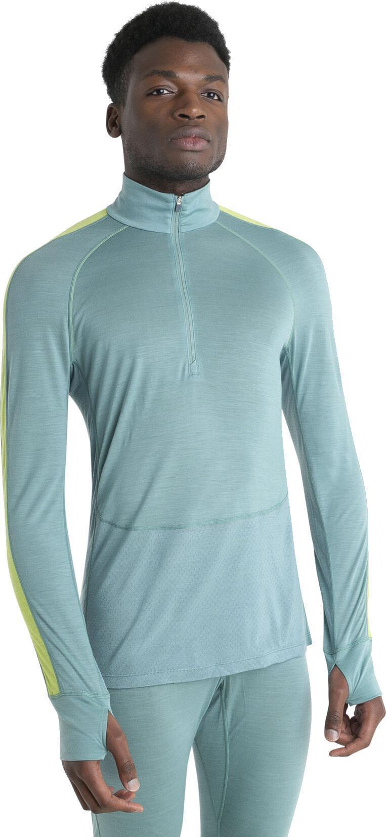 Merino 125 ZoneKnit LS Half Zip - Mens - Cloud Ray / Hyper / CB 3