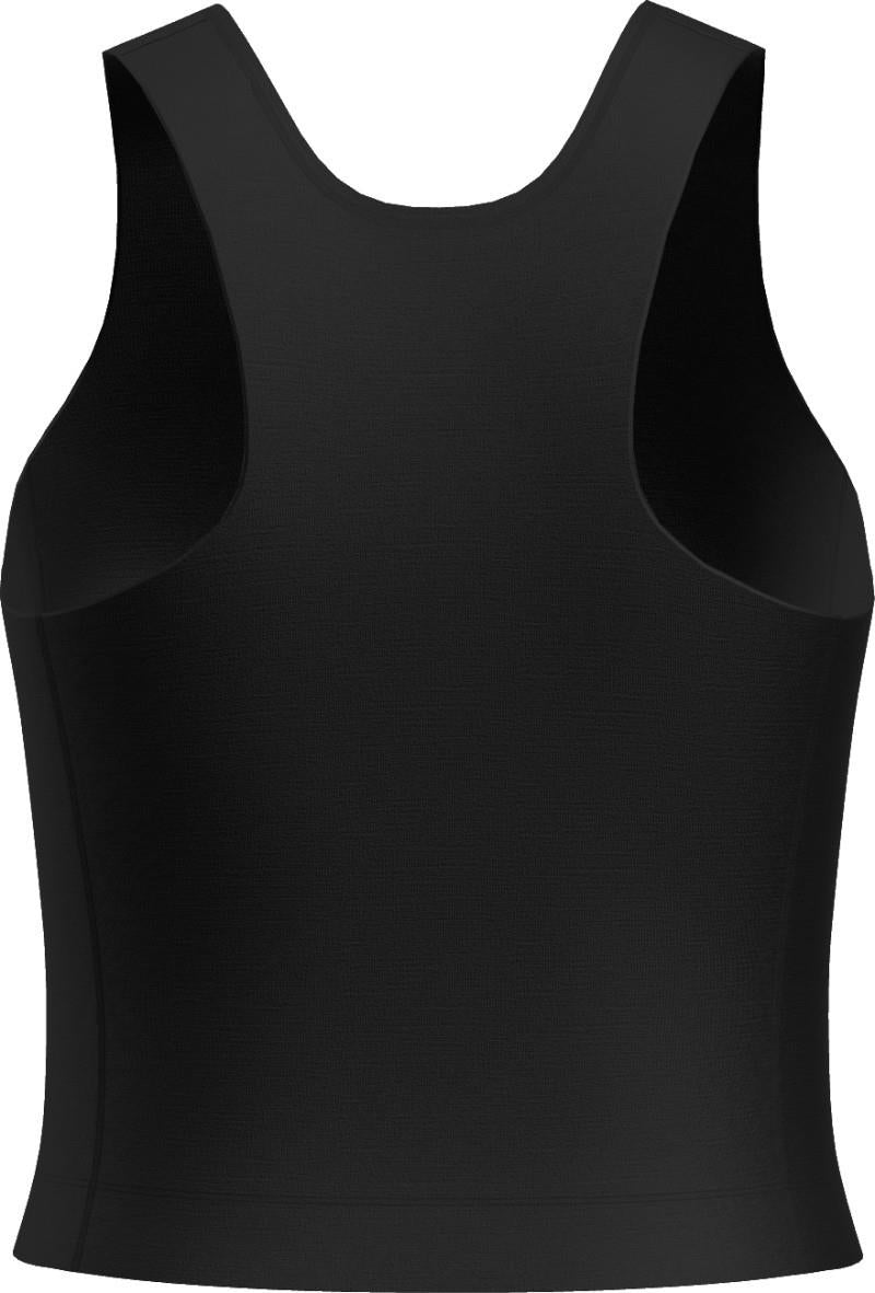 Merino 150 Active Cropped Bra-Tank - Womens - black 1