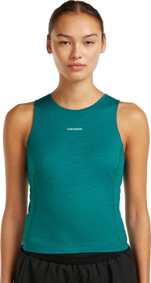 Merino 150 Active Cropped Bra-Tank - Womens - tidal teal 1