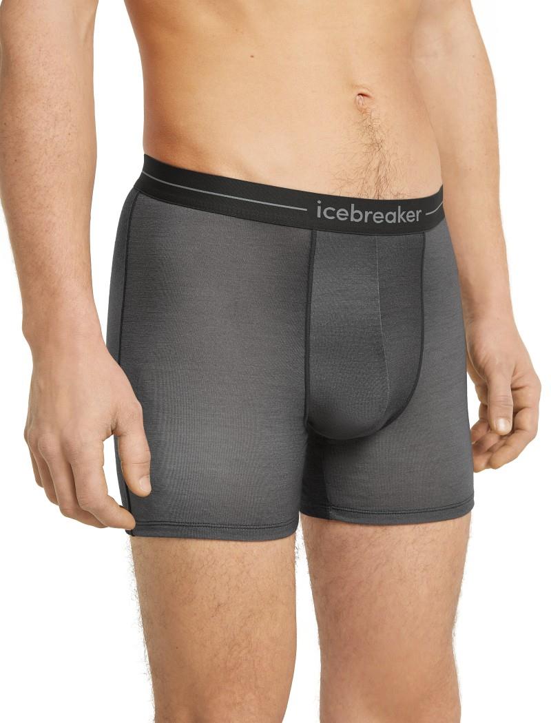 Merino 150 Anatomica Boxers Transition - Mens - obsidian / proto grey / black / aop 1