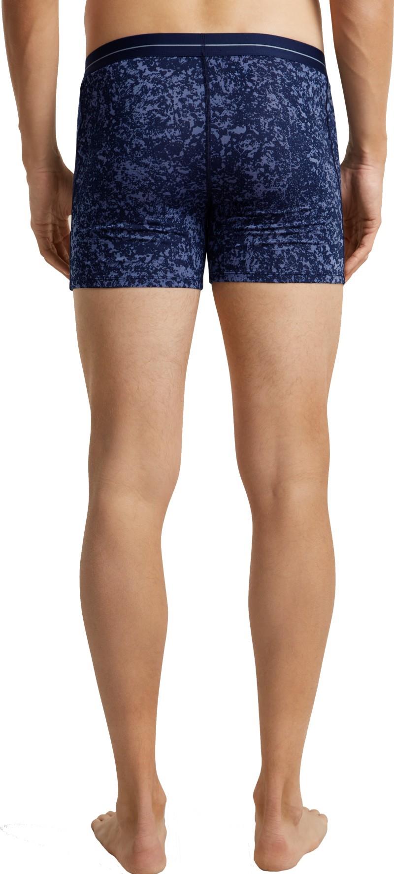 Merino 150 Anatomica Boxers - Moss Bloom - Mens - midnight navy / aop 1
