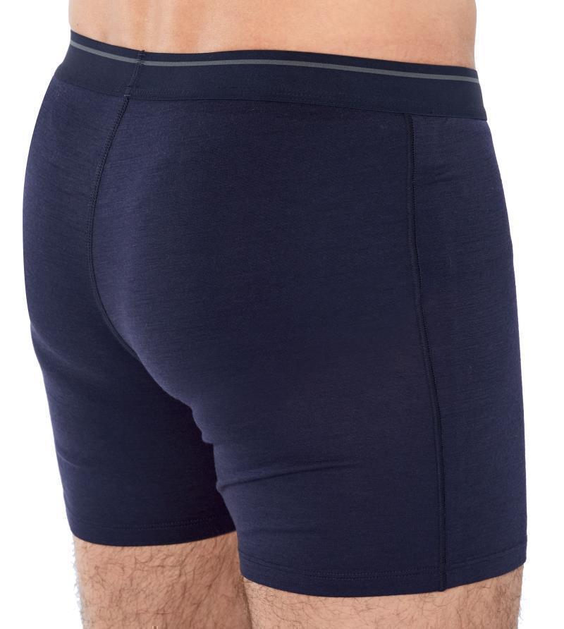 Merino 150 Anatomica Boxers with Fly - Mens - Midnight Navy 5