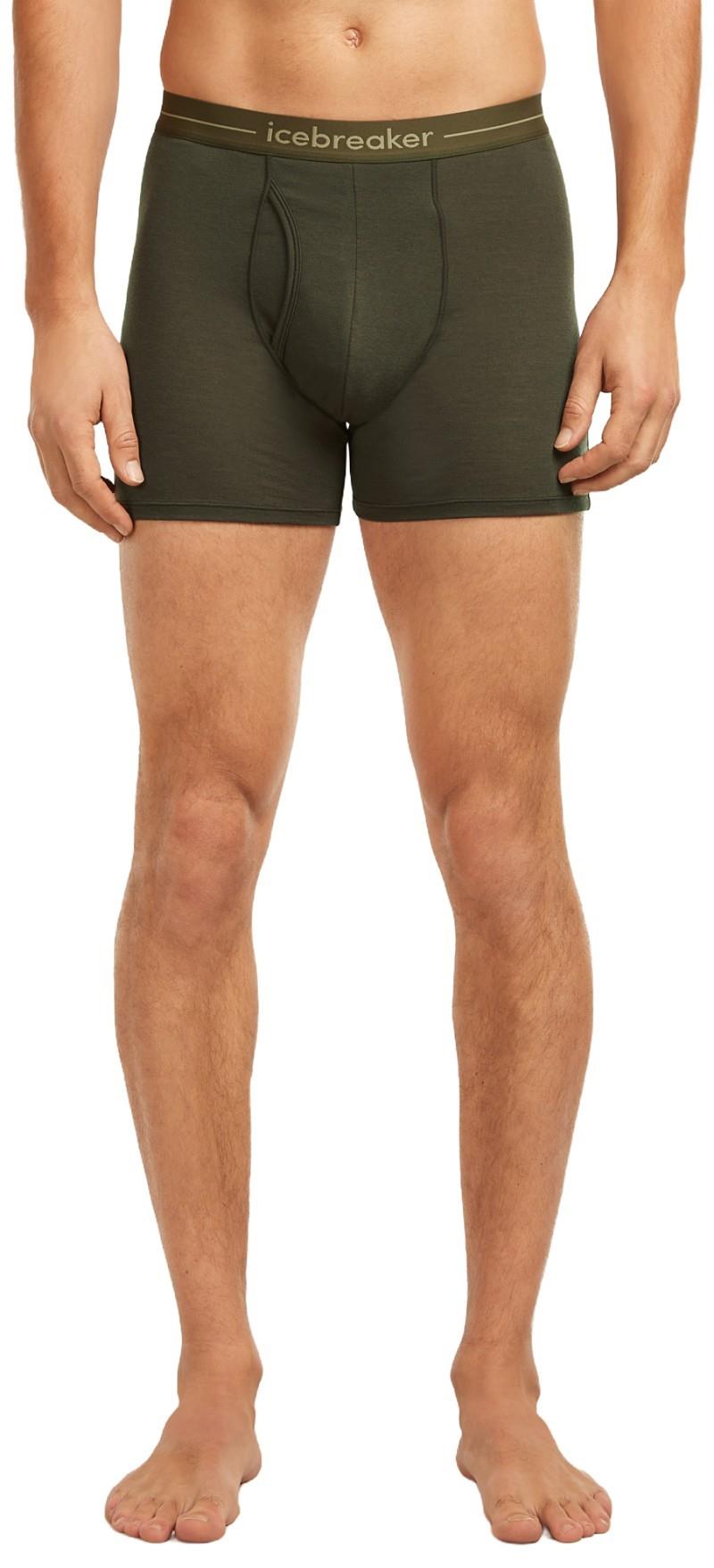 Merino 150 Anatomica Boxers with Fly - Mens - dark loden 1