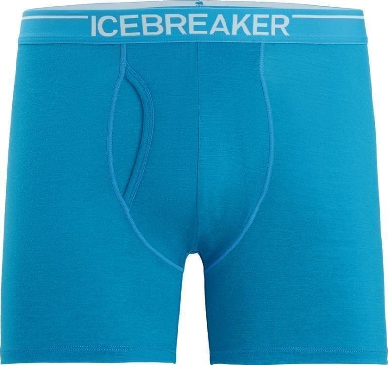 Merino 150 Anatomica Boxers with Fly - Mens - geo blue 1