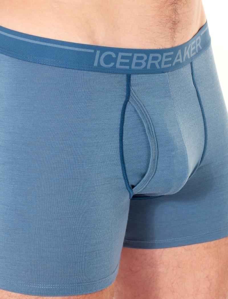 Merino 150 Anatomica Boxers with Fly - Mens - granite blue / prussian blue 1