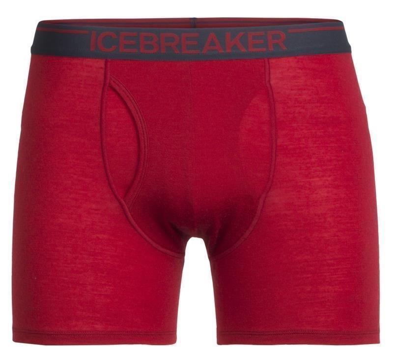 Merino 150 Anatomica Boxers with Fly - Mens - oxblood / oxblood / stealth 1