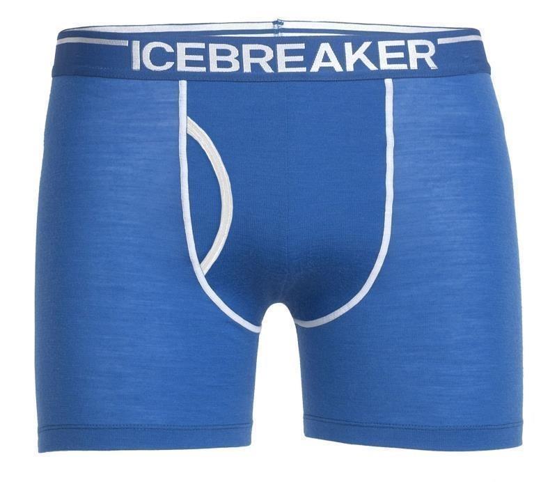 Merino 150 Anatomica Boxers with Fly - Mens - pelorus / pelorus / white 1