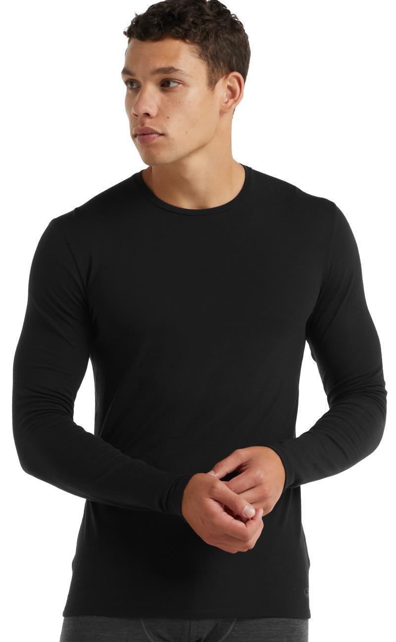 Merino 150 Anatomica LS Crewe - Mens - Black 2