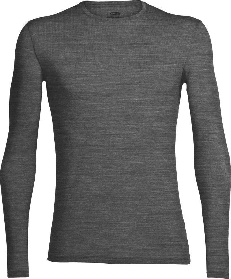 Merino 150 Anatomica LS Crewe - Mens - jet heather / black / jet heather 1