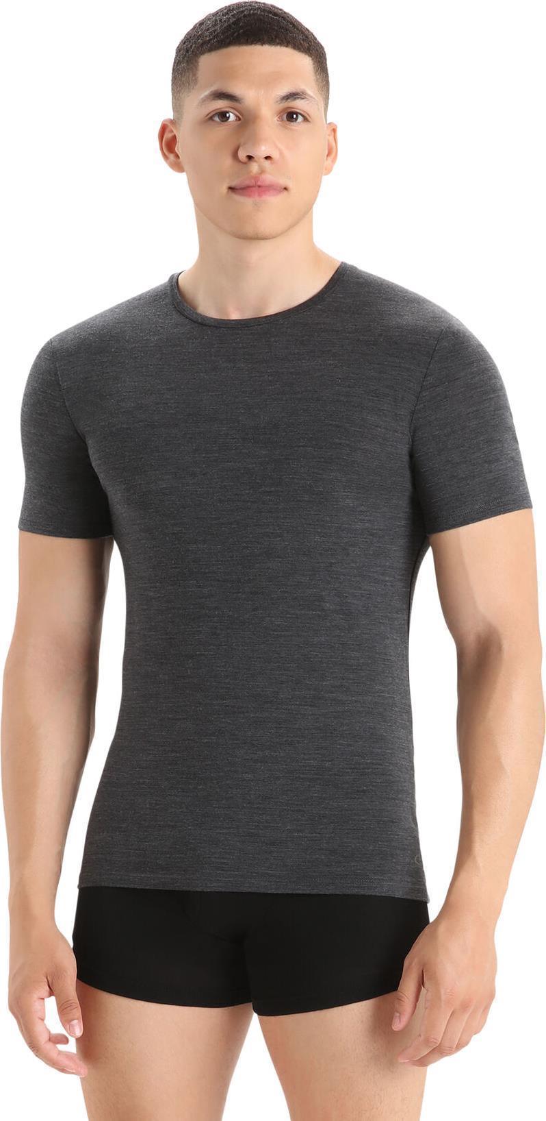 Merino 150 Anatomica SS Crewe - Mens - Jet Heather 2