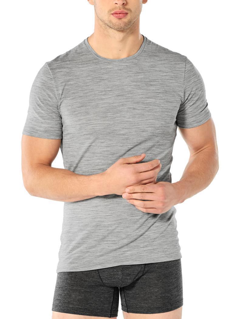 Merino 150 Anatomica SS Crewe - Mens - Metro Heather 2